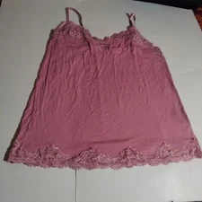 Avenue pink floral lace strap blouse 18 / 20 women's