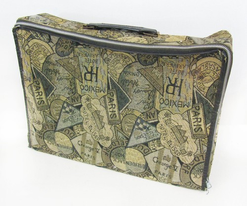 Vintage Swift Tapestry Bohemian Travel Suitcase