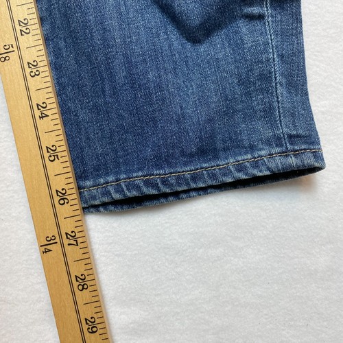 Lucky Brand Mollie Crop Jeans Women's 26 Blue Distressed Denim - Picture 7 of 9