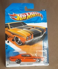 Hot Wheels 1:64 Muscle Mania 2011 '70 Buick GSX Orange R7508 New