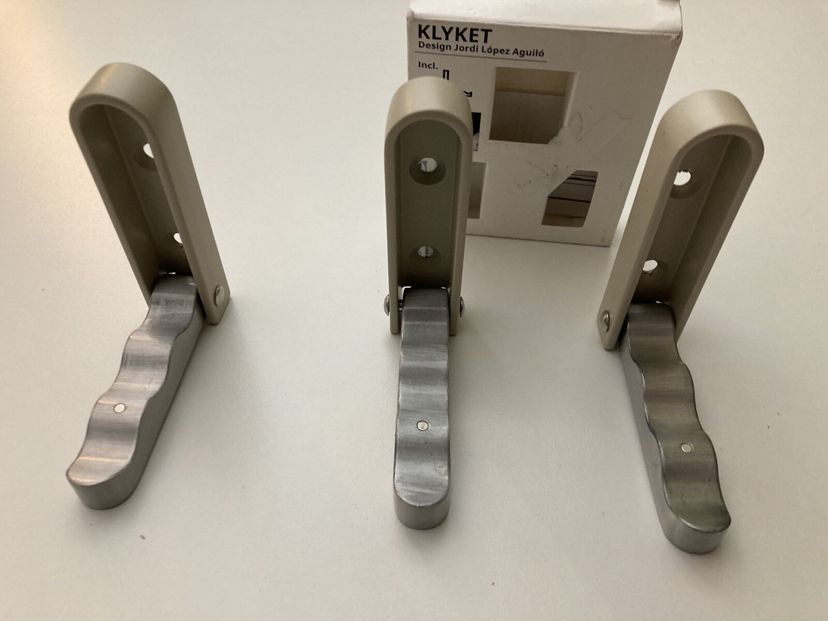 Ikea KLYKET Folding hook pack, wall mounted, with Mini Magnet