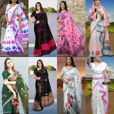 Women Cotton Mekhela Chador Jura Mekhela Chador Assamese Saree