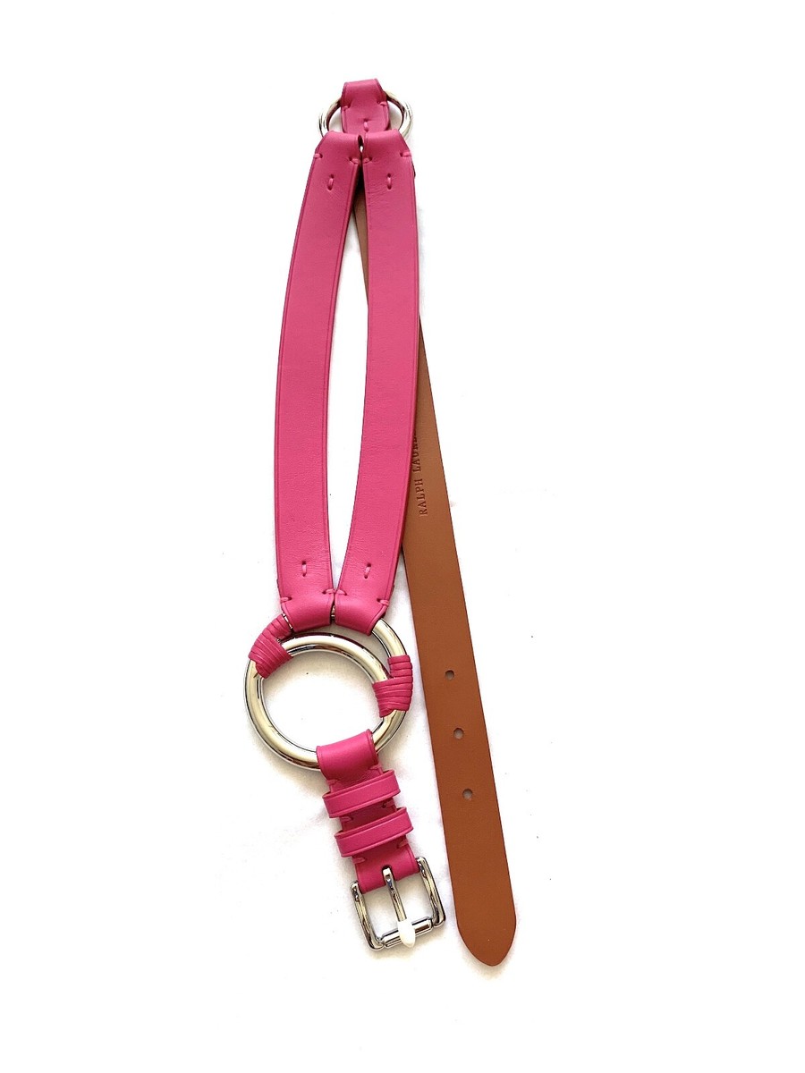 Ralph Lauren Pink Belt Size XS | eBay