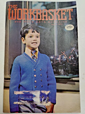 Sweater Hat Top The Workbasket Magazine 1973 Knit Crochet Cooking VTG March 1973