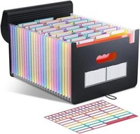 Dokumentenmappe A4 26 Taschen Erweiterbar Akkordeon Organizer