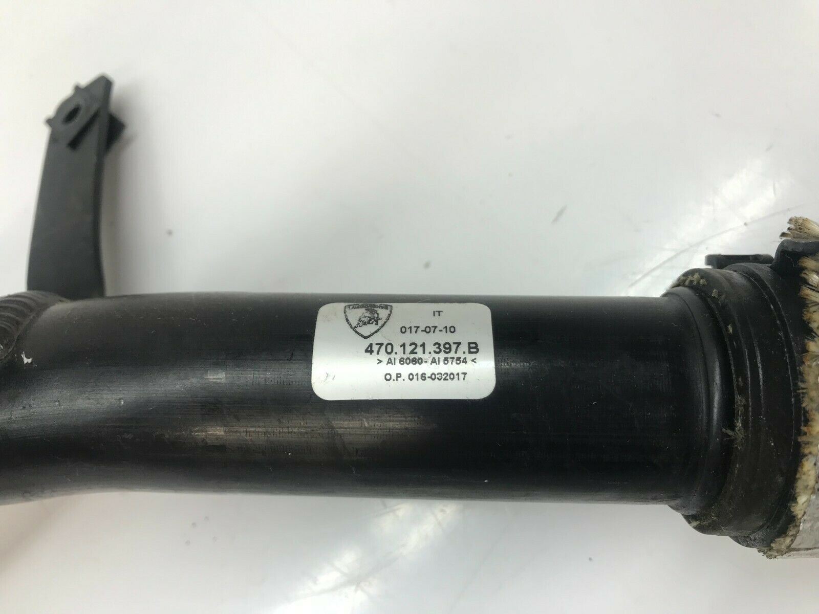 LAMBORGHINI AVENTADOR LP700 WATER COOLING SYSTEM PIPE HOSE OEM 470121397B