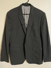 Banana Republic Marzotto Navy Blue Wool Suit Coat Blazer Jacket - Men's 44R