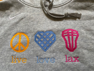 Live Love Lax Nike Sweatshirt,  OneLove Foundation Lax Tourney, Nike Adult S