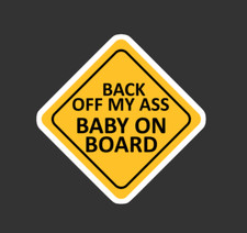 Baby on Board Sticker Decal