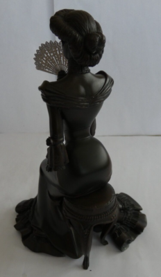 Buckaroo Girl - Art - Statue figurine en résine collection