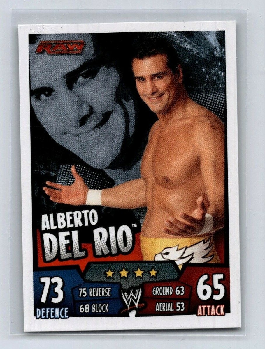 2011 Topps WWE Slam Attax RUMBLE Alberto Del Rio | eBay