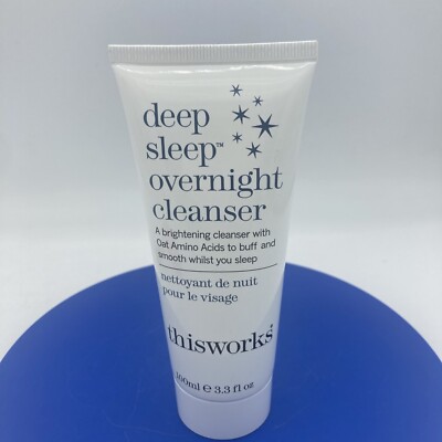This Works Deep Sleep Overnight Cleanser Oat Amino Acids 3.3 Fl Oz 100ml New
