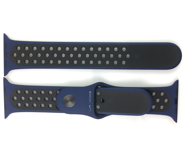Original OEM Apple watch Nike Sport Band 42mm 44mm Obsidian/Black Strap Genuine | eBay