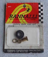 Vintage RC Part Rannalli Crown Gear Assembly #2506 NOS