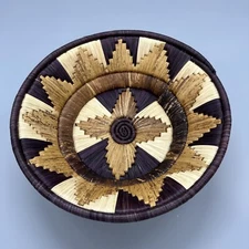 12.5” Ibirere Basket Wall Decor, Fruit Basket African Boho