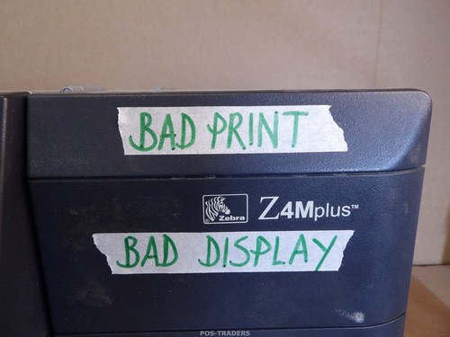 Zebra Z4M PLUS Thermal Label Printer - Z4M00-2004-0000 - BAD PRINT - BAD DISPLAY - Afbeelding 2 van 10