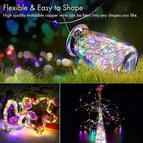 2M 5M 10M 100 LED Christmas Tree Fairy String Party Lights Lamp Xmas Waterproof - Picture 30 of 30