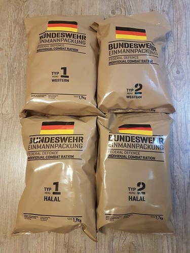 Ration Militaire MRE Numéro 3 - Paquet Individuel, Nouvelle Production, Style Bundeswehr NATO US Army