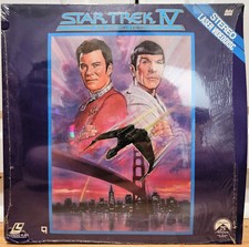 STAR TREK IV THE VOYAGE HOME - LaserDisc - LD Movie 2 DISCS EXTENDED PLAY