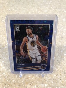 2020-21 Panini Donruss Optic Stephen Curry Blue Velocity #17 Warriors