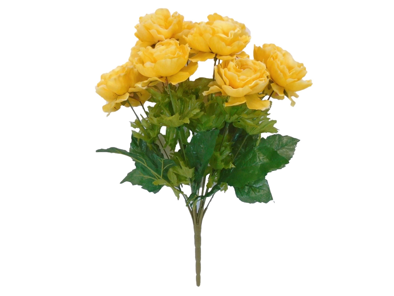 Ranunculus Bush 12 Artificial Silk Flowers 18" Bouquet 8206 eBay