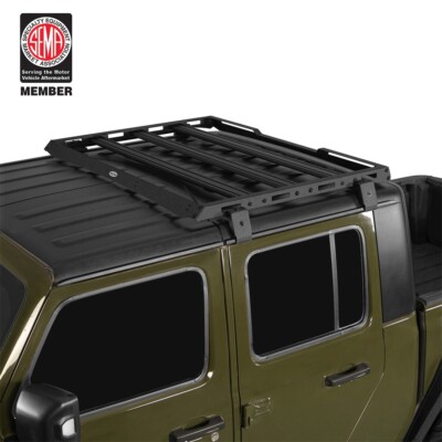 Heavy Duty Rear Roof Rack Cargo Basket For 2020-2025 Jeep