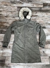 Tna Aritzia Aspen Parka Women’s Winter Sz Xl Green Faux Fur Lined Coat Jacket