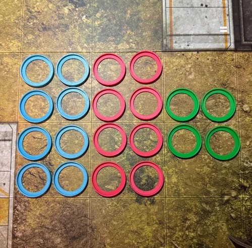 Halo: Flashpoint - Removable Team Markers for 32mm Bases (Bundle of 20) - Picture 2 of 8