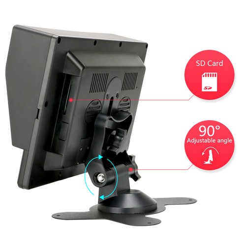 Truck Car DVR Monitor Dash Camera Rearview System Cam Video Recorder 360 View - Picture 9 of 12