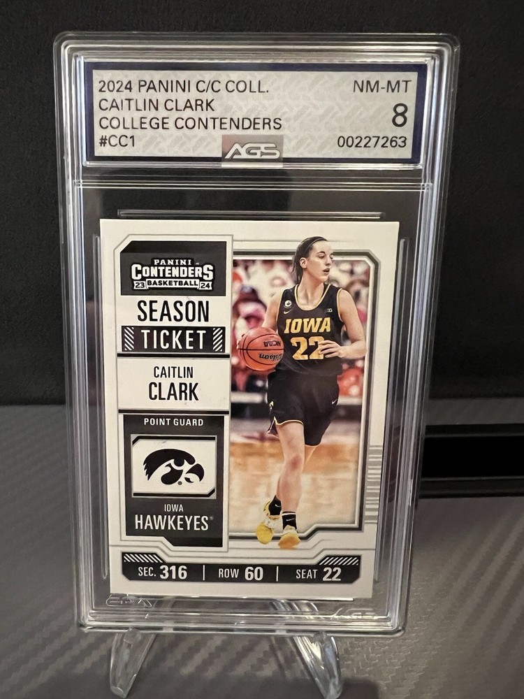 2024 Panini Caitlin Clark College Contenders RC #CC1 Rookie Card