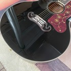 Usa Black Sj200 Acoustic Electric Guitar Top Solid Spruce W/Eq Free Ship