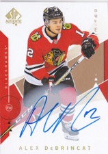 18-19 SP Authentic Alex DeBrincat Auto LIMITED Blackhawks 2018