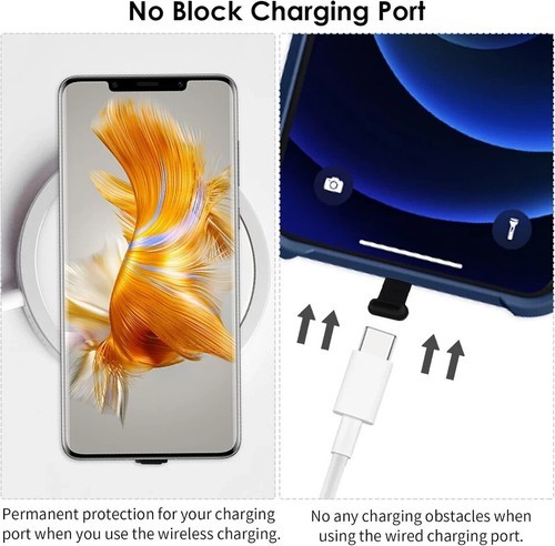 3Packs Prise Poussière USB C, pour Téléphone USB Type C Port Silicone Cache Poussière Cap Protec - Photo 5 sur 7