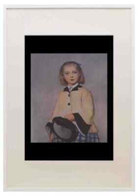 402078 Daughter Louise Albert Anker A3 A4 Framed Print Picture