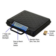 Salter Brecknell ElectroSamson SA3N340 Digital Hanging Scale - 99 Lb Capacity, LCD