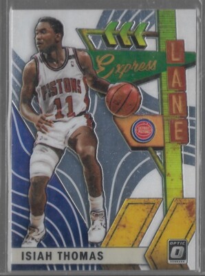 2019-20 Donruss Optic Express Lane Isiah Thomas Detroit Pistons #2