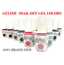Gelish Soak-Off Gel Polish 0.6 oz NEW BOTTLE! 2023 Updated Listing!