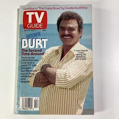 TV Guide 1992 Atlanta GA Ed Local Ads Burt Reynolds Cosby Boss Growing Final EPS