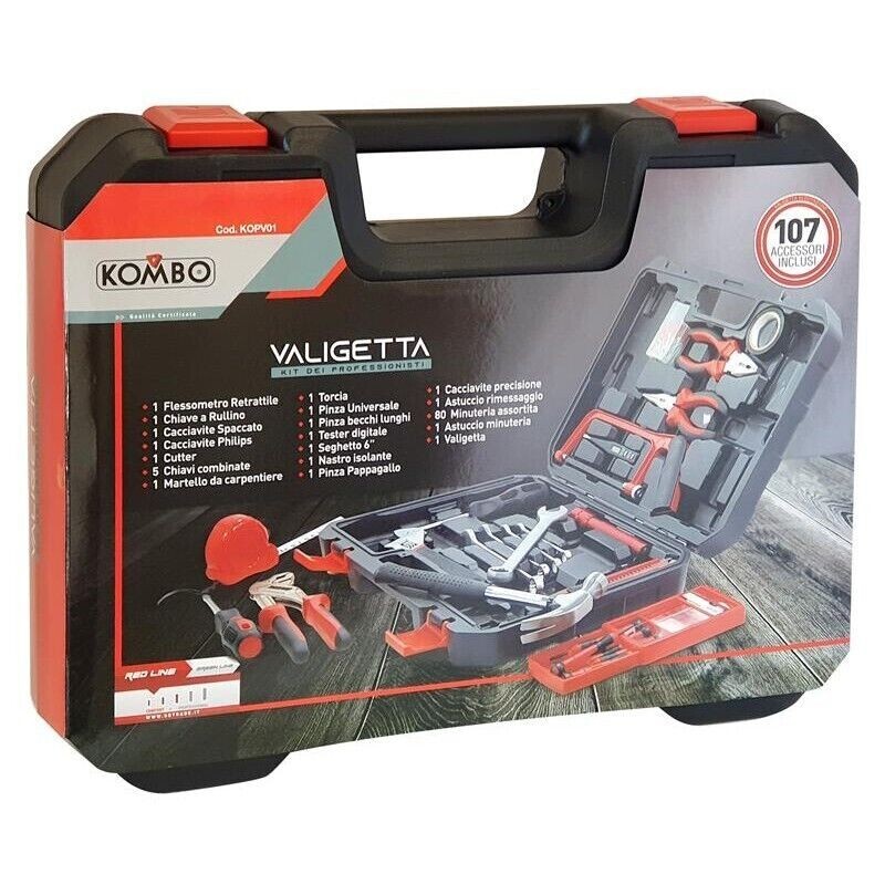 Valigetta Attrezzi Kombo 107 Pz KOPV01 - Per la Tua Passione DIY