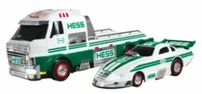 Hess 2016 Toy Truck and Dragster Oversized Race Car Collectible Vehicle -... nib