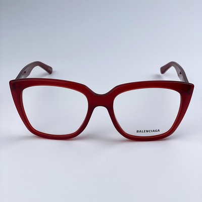 Balenciaga Women AUTHENTIC Eyeglasses Red Logo Demo Square  display picture 1