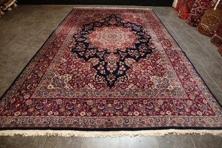 Exclusive Oriental Meschäd Signed Rug Rug 360x250cm Tappeto Designer