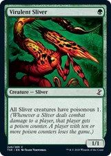 x1 Virulent Sliver - Time Spiral Remastered - NM - MTG