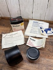 Canon Vivitar MC Tele Converter Lens 2X-4 FL-FD Made in Japan Case/Manual