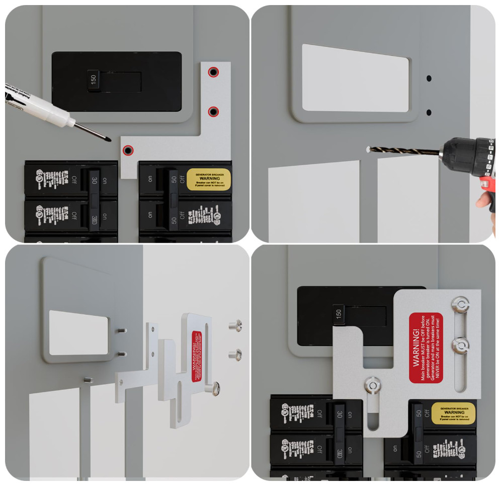 Generator Interlock Kit for Cutler Hammer Generator Series EAT-PN200, New