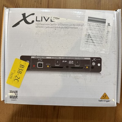 Behringer X-LIVE X32 Erweiterungskarte für 32-Kanal SD SDHC Karte und USB