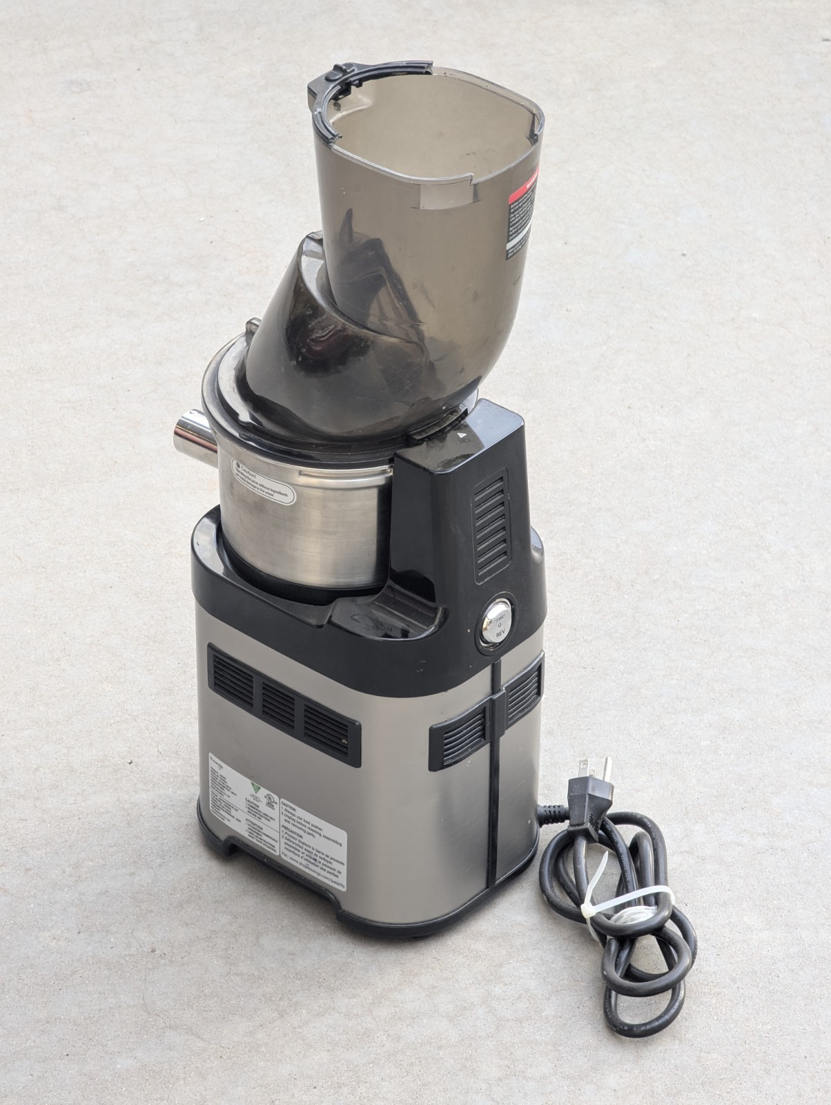 Kuvings Stainless Steel Masticating Juicer Master Chef CS700