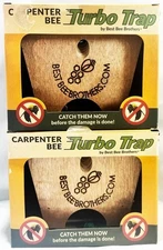 LOT OF 2 Best Bee Brothers Professional Carpenter Bee Trap: Turbo Funnel NEW
