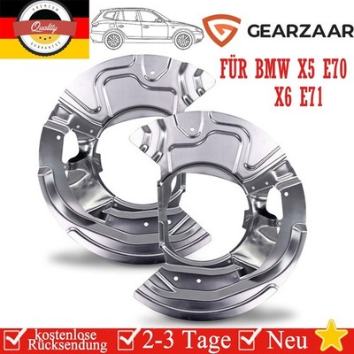 2x DECKBLECH ANKERBLECH BREMSSCHEIBE FÜR BMW X5 E70 F15 X6 E71 F16 VORN L+ R