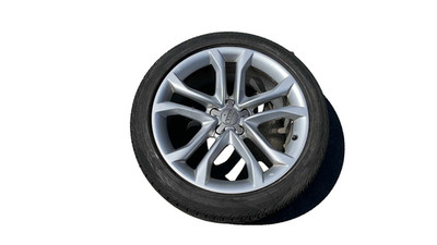   2012-2018 Audi A6 19-inch 8.5Jx19H2 Wheel Rim w/ 255/40R19 Tire 4G0601025BS